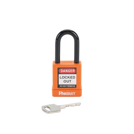 Panduit Orange Plastic Body Padlock PSL-8OR
